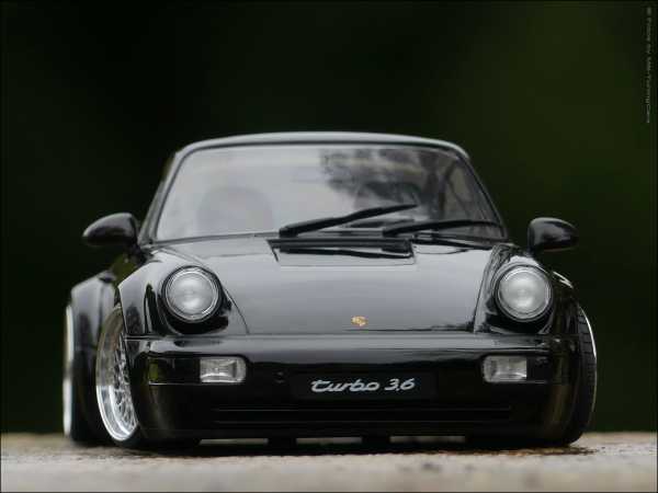 1:18 PORSCHE 911 964 Turbo 3.6 "BadBoys1" - Modell-Tuning BBS RS